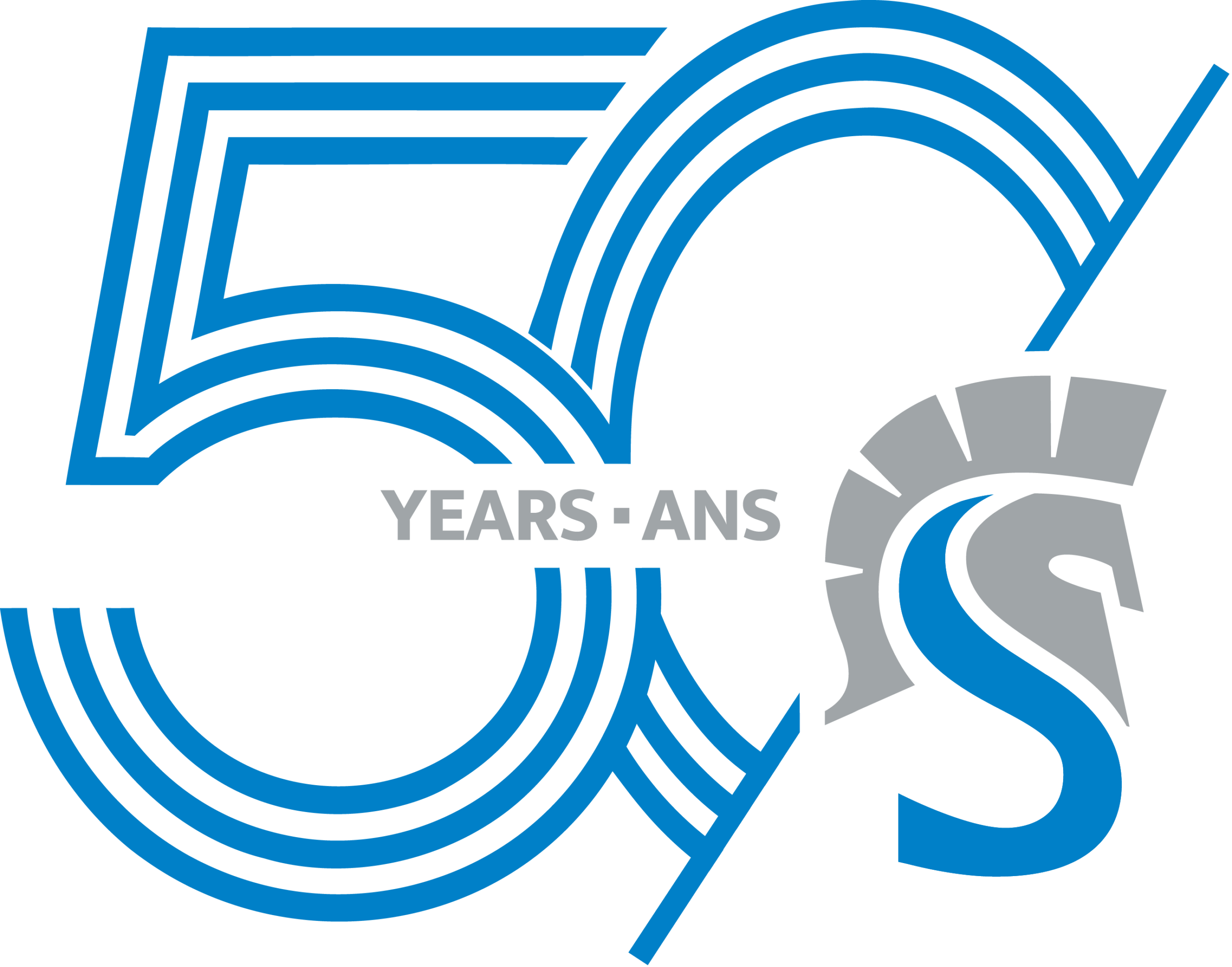 Sparta Manufacturing 50th anniversary logo celebrating 50 years from 1976 to 2026 featuring a stylized Spartan helmet.