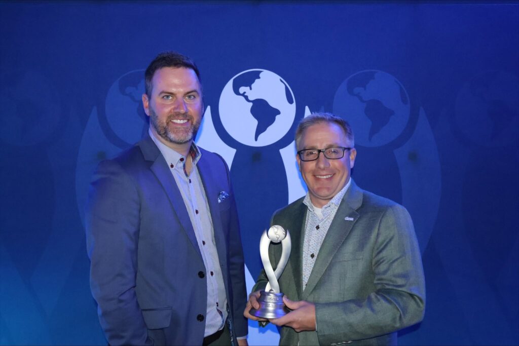 Sparta representatives accept the Exporter of the Year (Over $5M) award at the 2026 New Brunswick Export Awards.
