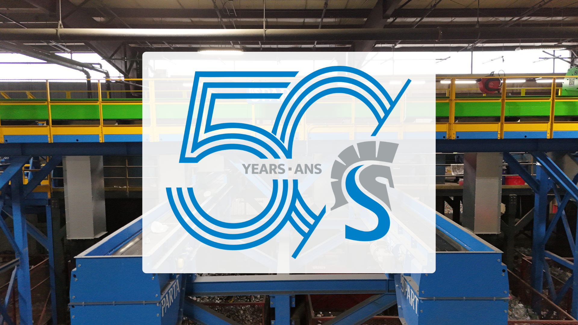 Sparta Manufacturing 50th anniversary logo celebrating 50 years of innovation, trust, and growth from 1976 to 2026.