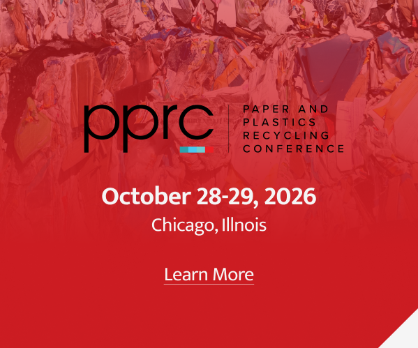 Paper and Plastics Recycling Conference, October 28–29, 2026, in Chicago, Illinois.