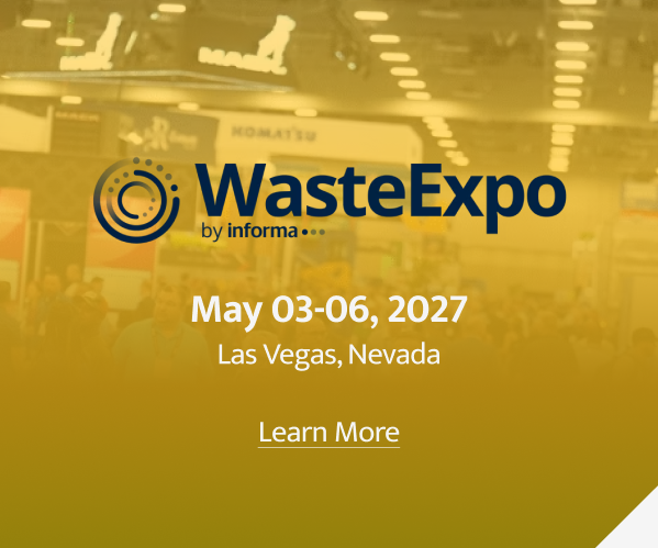 WasteExpo, May 3–6, 2027, in Las Vegas, Nevada.